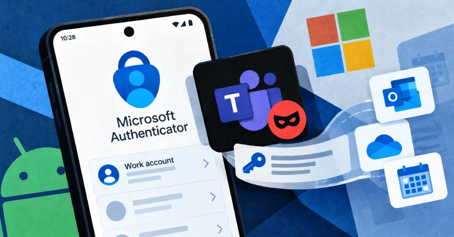 Un fallo de Microsoft Authenticator permitía a aplicaciones Android sin permisos robar tokens de cuentas profesionales